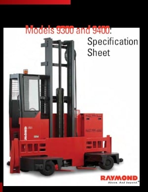 Încărcătoare laterale electrice RAYMOND 9300-SL40TT