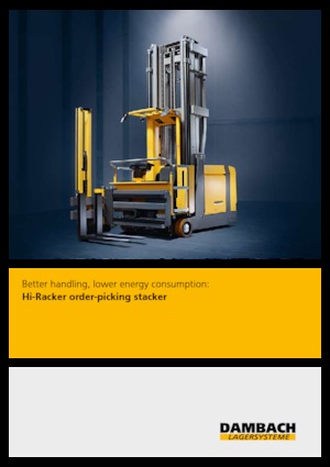 Încărcătoare laterale electrice Dambach Hi-Racker 10