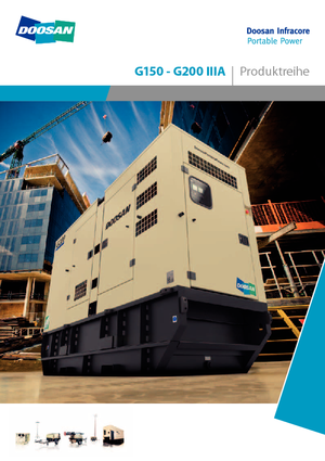 Generatoare de curent diesel Doosan G150-IIIA