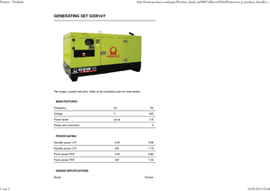 Generatoare de curent diesel PRAMAC Lifter GSW 10 Y