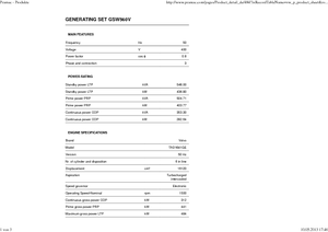 Generatoare de curent diesel PRAMAC Lifter GSW 560 V