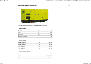 Generatoare de curent diesel PRAMAC Lifter GSW 570 M