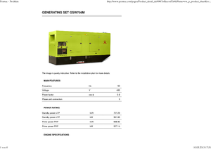 Generatoare de curent diesel PRAMAC Lifter GSW 730 M
