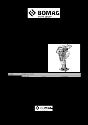 Maiuri compactoare pe benzină și Diesel Bomag BT 65