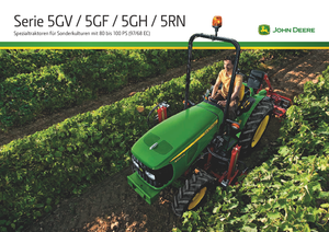 Tractoare cu roți mari pe spate John Deere 5100 GV