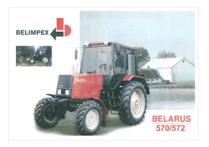 Tractoare cu roți mari pe spate Belarus 570
