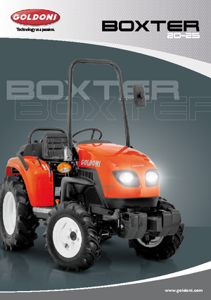 Tractoare cu roți mari pe spate Goldoni Boxter 25