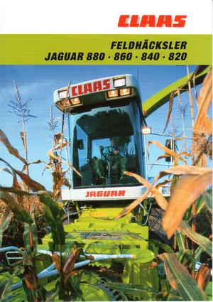 Combine de recoltat furaje 4-WD Claas Jaguar 860