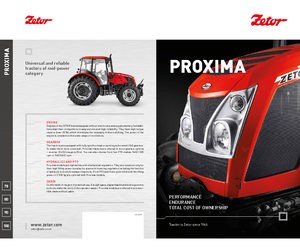 Tractoare 4WD Zetor Proxima 100 HR