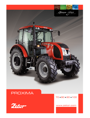 Tractoare 4WD Zetor Proxima 100 HR