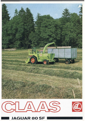 Combine de recoltat furaje 2-WD Claas JAGUAR 80 SF