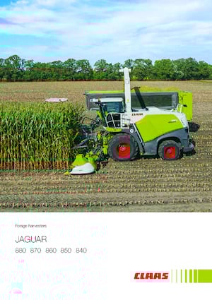 Combine de recoltat furaje 2-WD Claas Jaguar 850