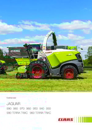 Combine de recoltat furaje 2-WD Claas Jaguar 960