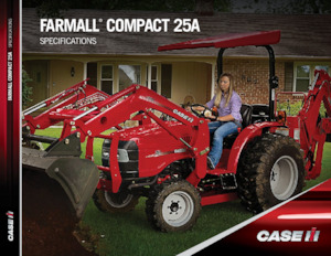 Tractoare cu roți mari pe spate Case IH Farmall Compact 25A
