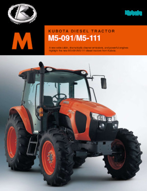 Tractoare cu roți mari pe spate Kubota M5-091HFC