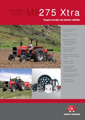 Tractoare cu roți mari pe spate Massey Ferguson MF 275 Xtra