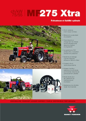 Tractoare cu roți mari pe spate Massey Ferguson MF 275 Xtra
