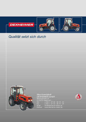 Tractoare 4WD Dexheimer 509 Si