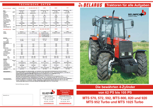 Tractoare 4WD Belarus 572