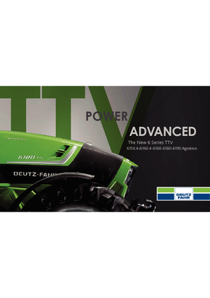 Tractoare 4WD DEUTZ-FAHR 6160.4 Agrotron TTV