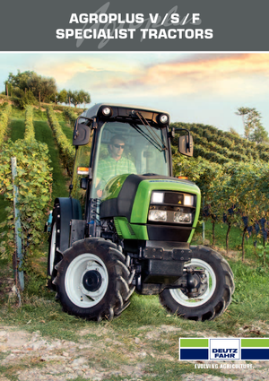 Tractoare 4WD DEUTZ-FAHR Agroplus F 320 GS DT