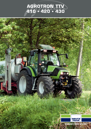 Tractoare 4WD DEUTZ-FAHR Agrotron TTV 420 DCR