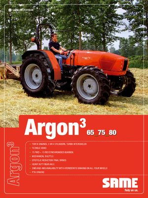 Tractoare 4WD SAME Argon ³ 65