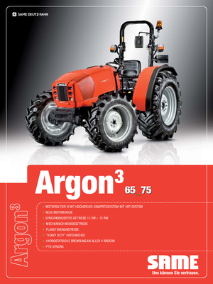 Tractoare 4WD SAME Argon ³ 65