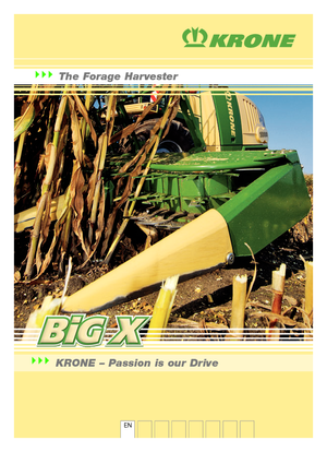 Combine de recoltat furaje 4-WD Krone BiG X 650