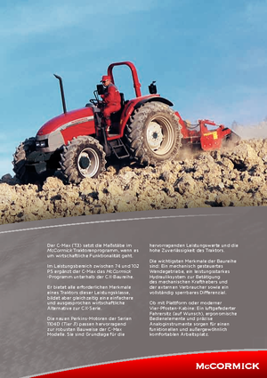 Tractoare 4WD McCormick C 110 Max