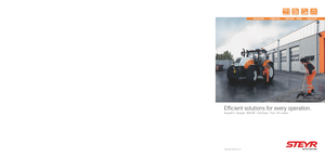 Tractoare 4WD Steyr 4095 Kompakt Basis