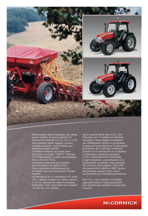 Tractoare 4WD McCormick CX 85 L