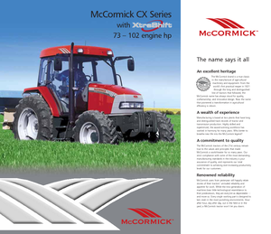 Tractoare 4WD McCormick CX 105