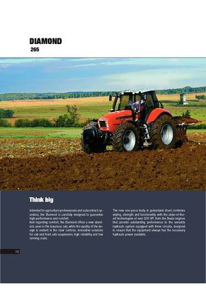 Tractoare 4WD SAME Diamond 265