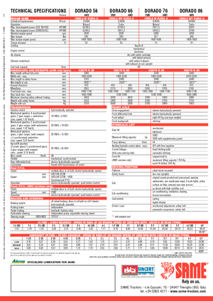 Tractoare 4WD SAME Dorado 56