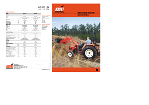 Tractoare 4WD Kioti DS 4110