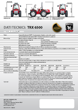 Tractoare 4WD Carraro Ergit TRX 6500