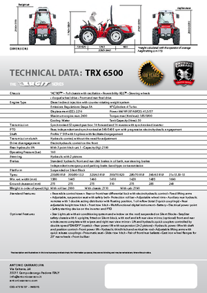 Tractoare 4WD Carraro Ergit TRX 6500