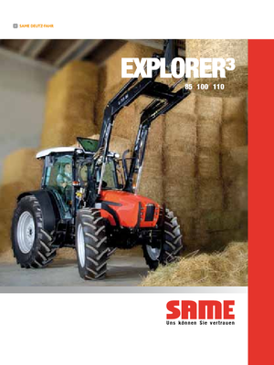 Tractoare 4WD SAME Explorer³ 100 DT