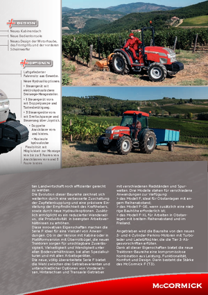 Tractoare 4WD McCormick F 120 XL