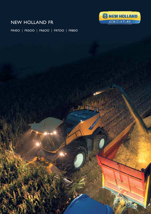 Combine de recoltat furaje 4-WD New Holland FR 850