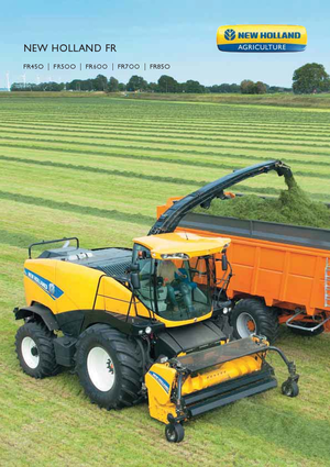 Combine de recoltat furaje 4-WD New Holland FR 850
