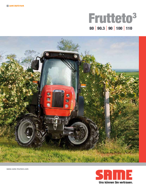 Tractoare 4WD SAME Frutteto³ 110 GS DT