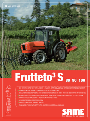 Tractoare 4WD SAME Frutteto³ S 90 GS DT