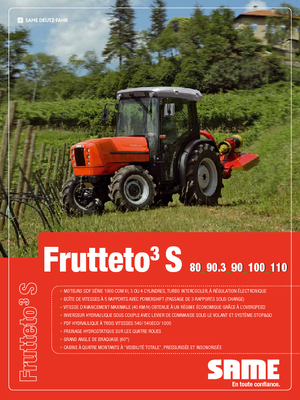 Tractoare 4WD SAME Frutteto³ S 90.3 GS DT