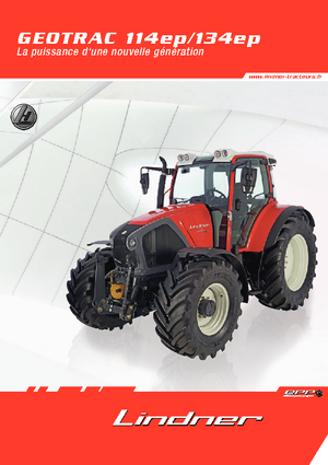 Tractoare 4WD Lindner Geotrac 114 ep