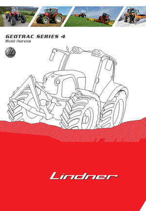 Tractoare 4WD Lindner Geotrac 84