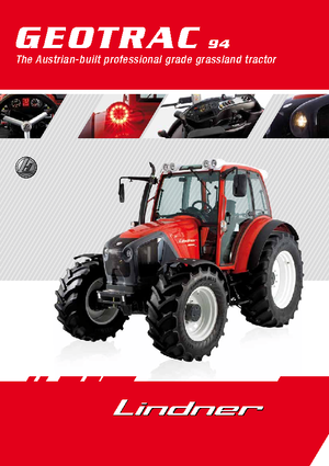 Tractoare 4WD Lindner Geotrac 94