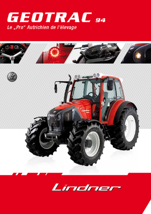 Tractoare 4WD Lindner Geotrac 94