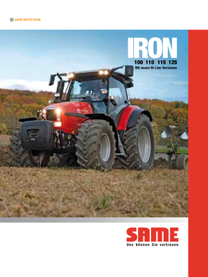 Tractoare 4WD SAME Iron 125 DCR